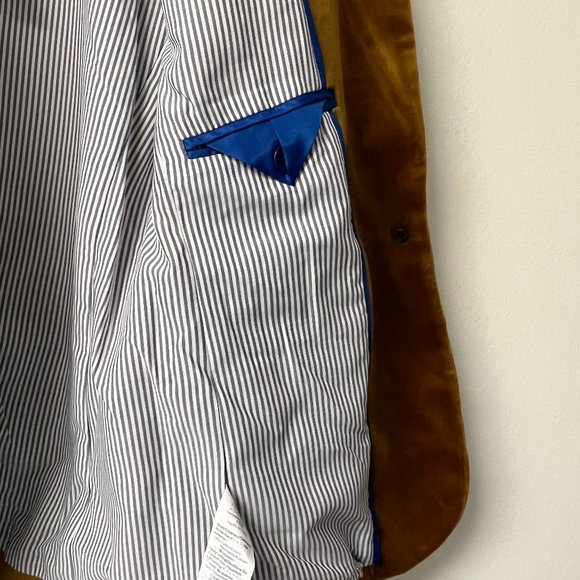 NWT! J.Crew Women's (J8978) Parke Blazer in Velvet (Golden Brandy Gold) - Picture 7 of 7